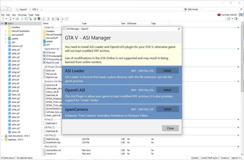 how to install gta 5 mods into mods folder - gta 5 asi loader