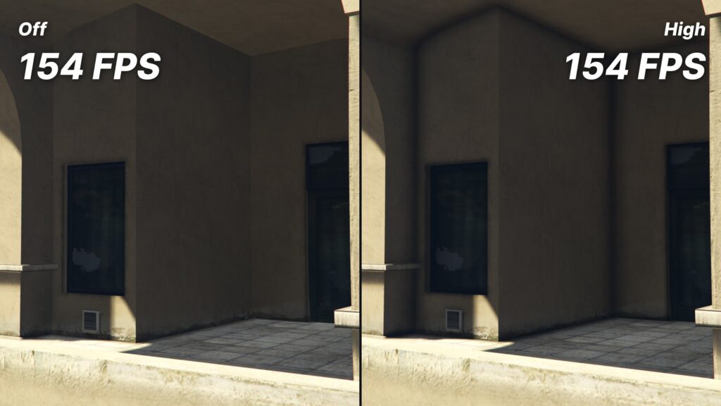 GTA 5 Ambient Occlusion settings does not impact your fps - comparison