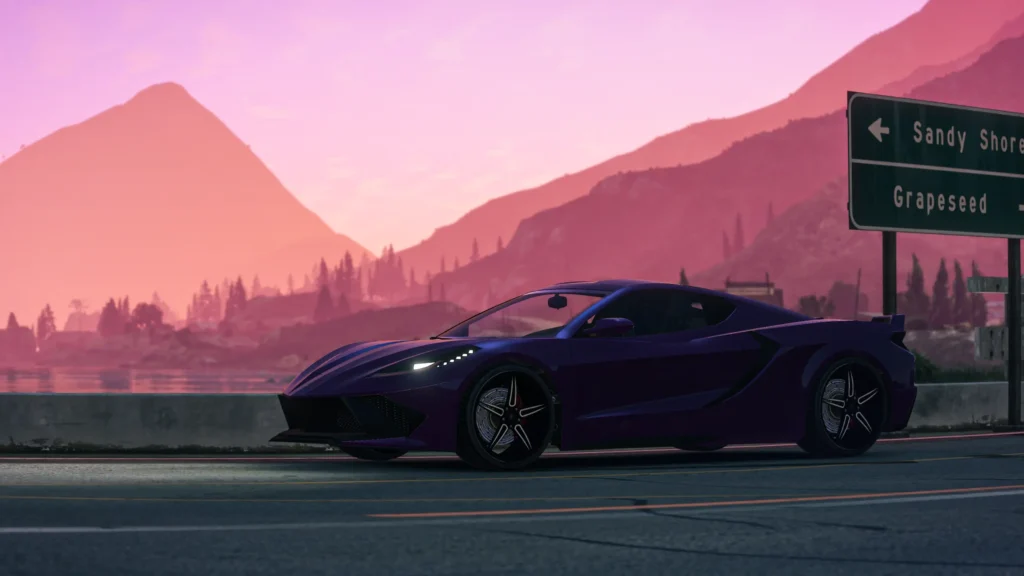 Invetero Coquette D10 — seventeenth among the fastest cars in GTA 5 & FiveM