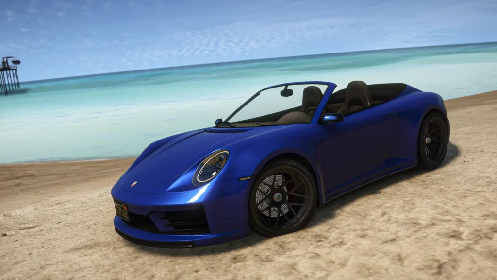 Pfister Comet S2 Cabrio — eighteenth among the fastest cars in GTA 5 & FiveM