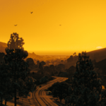 The Los Santos landscape is enhanced with the help of FiveM Redux mod