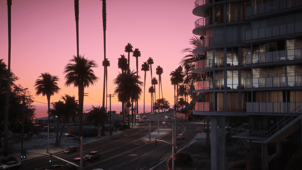 GTA 5 sunset 