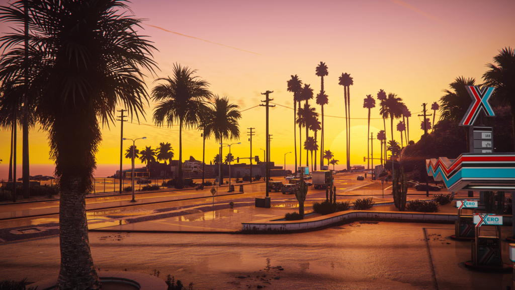 The new, enhanced GTA 5 in retro vibes