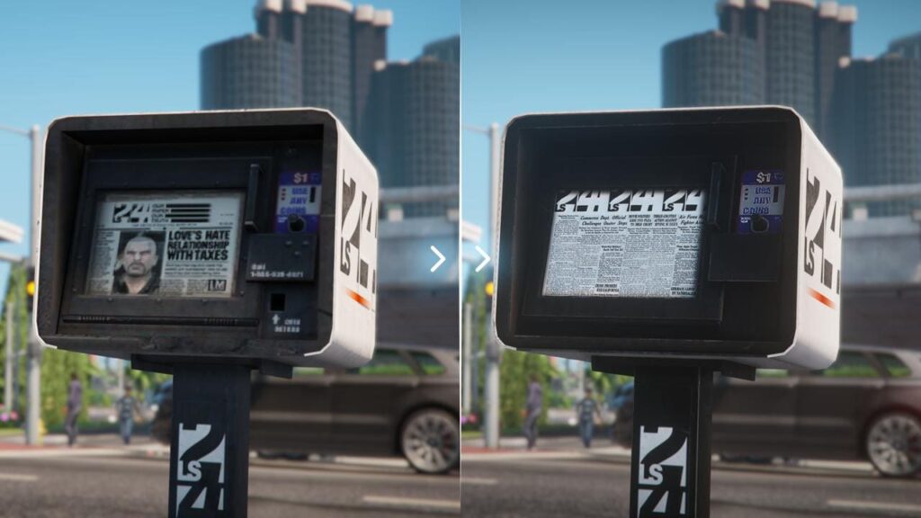 A new, high-quality image of newspaper stand