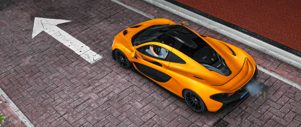 The yellow car’s enhanced aesthetic in GTA 5 features a refined design.