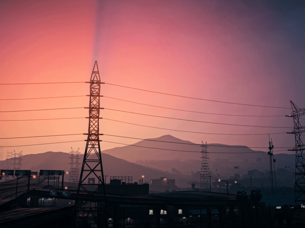 The red sundown is enhanced with FPS boosting mods